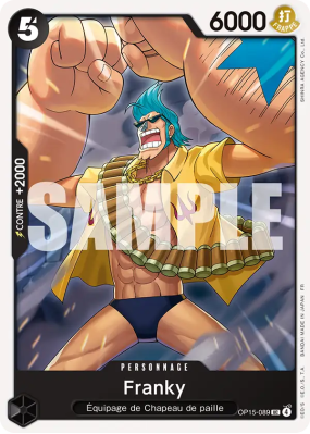 Carte One Piece Franky OP15-089 UC