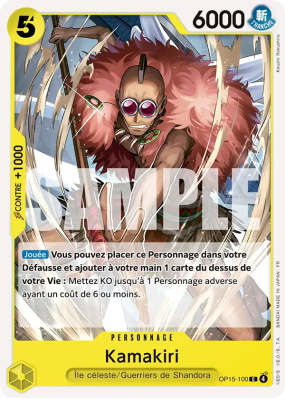 Carte One Piece Kamakiri OP15-100 C