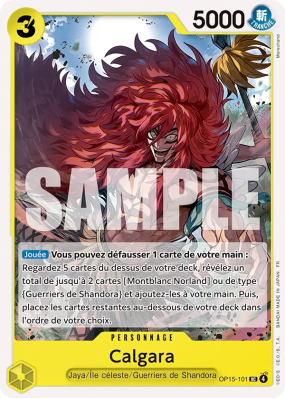 Carte One Piece Calgara OP15-101 UC