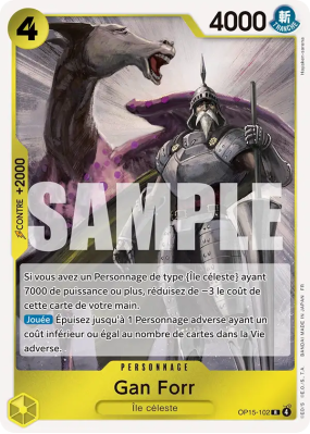 Carte One Piece Gan Forr OP15-102 R