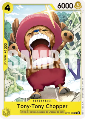 Carte One Piece Tony-Tony Chopper OP15-107 UC
