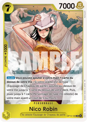 Carte One Piece Nico Robin OP15-109 R