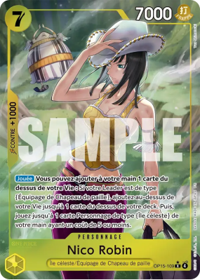 Carte One Piece Nico Robin OP15-109 R ALT ART
