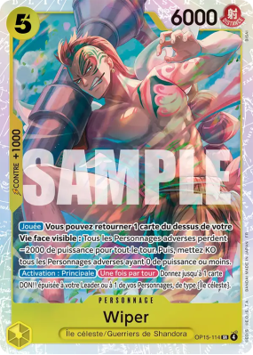 Carte One Piece Wiper OP15-114 SR