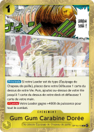 Carte One Piece Gum Gum Carabine Dorée OP15-116 R