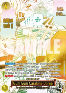 Carte One Piece Gum Gum Carabine Dorée OP15-116 R ALT ART