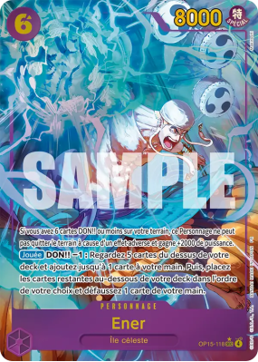 Carte One Piece Ener OP15-118 SEC ALT ART