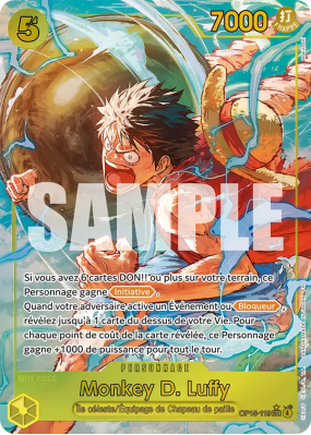 Carte One Piece Monkey D. Luffy OP15-119 SEC ALT ART