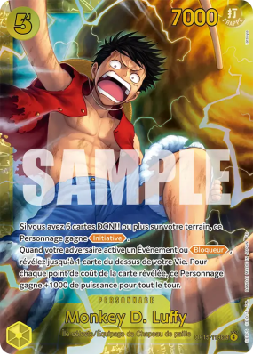 Carte One Piece Monkey D. Luffy OP15-119 SEC