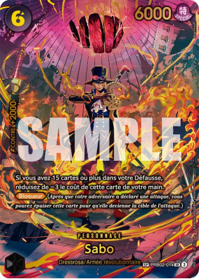 Carte One Piece Sabo PRB02-014 SP CARD