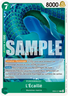 Carte One Piece L'Écaillé EB04-011 C