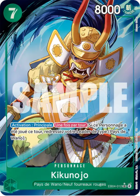 Carte One Piece Kikunojo EB04-012 SR ALT ART