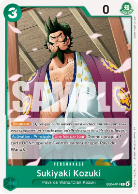 Carte One Piece Sukiyaki Kozuki EB04-014 C