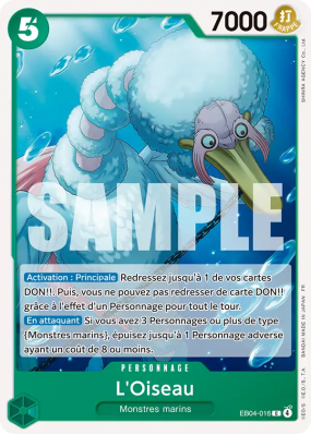 Carte One Piece L'Oiseau EB04-016 C