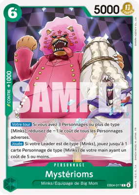 Carte One Piece Mystérioms EB04-017 C