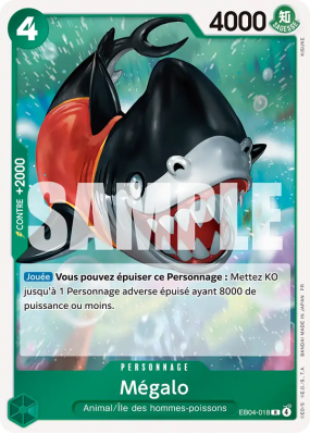 Carte One Piece Mégalo EB04-018 R
