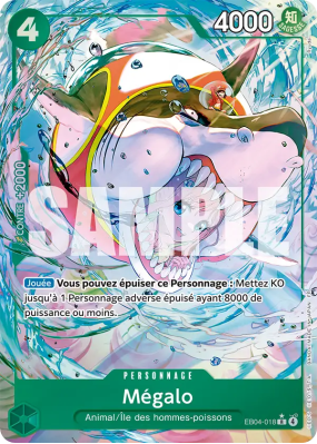 Carte One Piece Mégalo EB04-018 R ALT ART