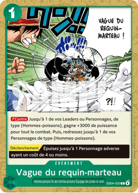 Carte One Piece Vague du requin-marteau EB04-020 C