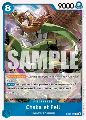 Carte One Piece Chaka et Pell EB04-023 R