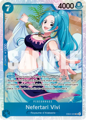 Carte One Piece Nefertari Vivi EB04-025 SR