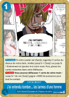 Carte One Piece J'ai entendu tomber les larmes d'une femme EB04-029 C