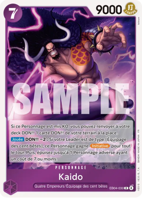 Carte One Piece Kaido EB04-030 R