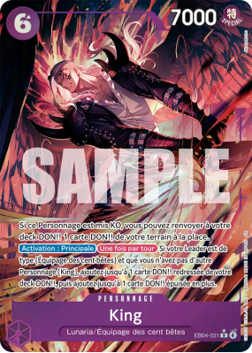 Carte One Piece King EB04-031 R ALT ART