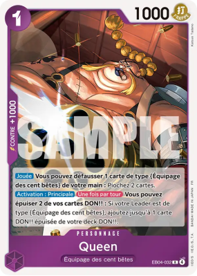 Carte One Piece Queen EB04-032 R
