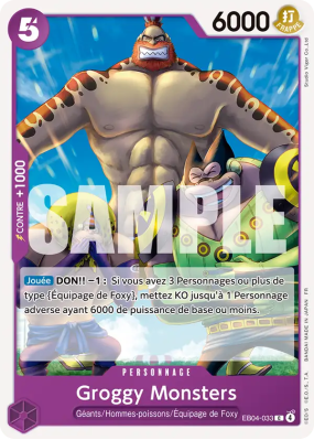 Carte One Piece Groggy Monsters EB04-033 C