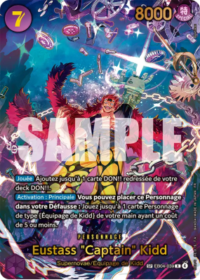 Carte One Piece Eustass "Captain" Kidd EB04-039 SP CARD