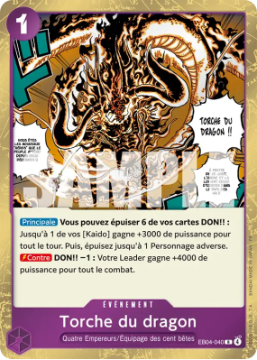 Carte One Piece Torche du dragon EB04-040 R