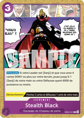 Carte One Piece Stealth Black EB04-041 C