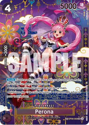 Carte One Piece Perona OP06-093 SP CARD