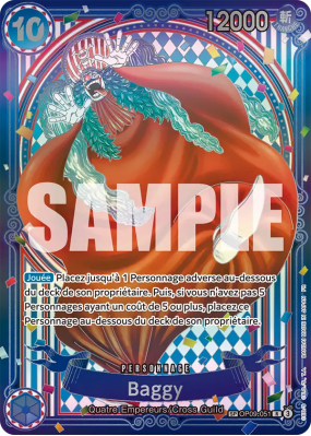 Carte One Piece Baggy OP09-051 SP CARD