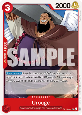 Carte One Piece Urouge OP14-002 UC