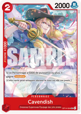 Carte One Piece Cavendish OP14-004 UC
