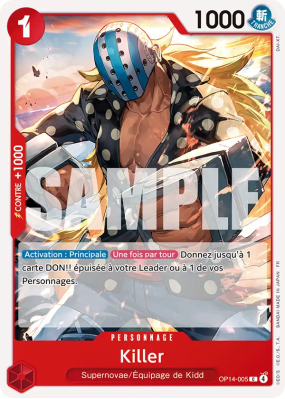 Carte One Piece Killer OP14-005 C