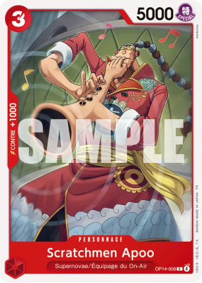 Carte One Piece Scratchmen Apoo OP14-008 C