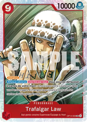 Carte One Piece Trafalgar Law OP14-009 SR