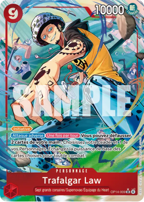 Carte One Piece Trafalgar Law OP14-009 SR ALT ART