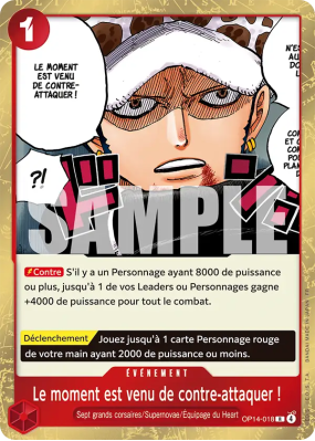 Carte One Piece Le moment est venu de contre-attaquer ! OP14-018 R