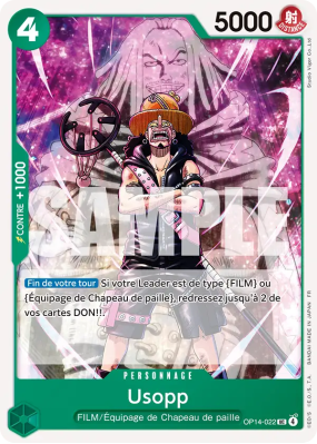 Carte One Piece Usopp OP14-022 UC