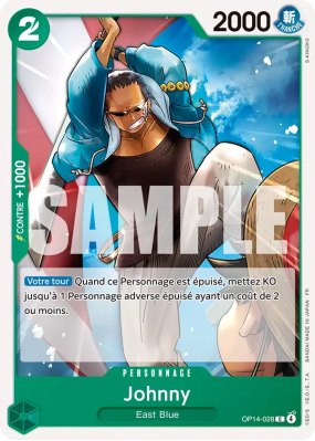 Carte One Piece Johnny OP14-028 C