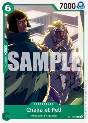 Carte One Piece Chaka et Pell OP14-030 C