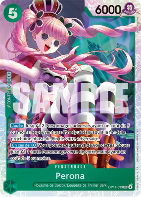 Carte One Piece Perona OP14-033 SR