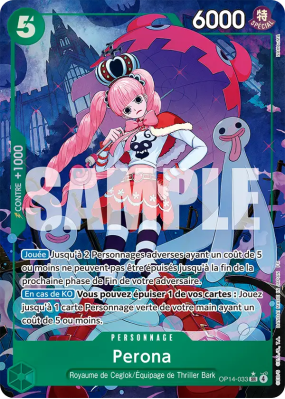 Carte One Piece Perona OP14-033 SR ALT ART