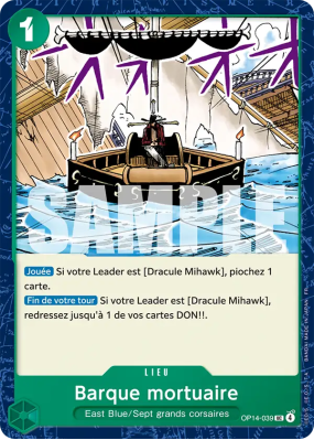 Carte One Piece Barque mortuaire OP14-039 UC