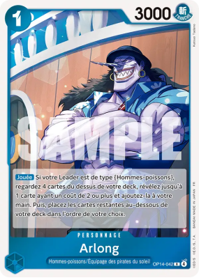 Carte One Piece Arlong OP14-042 R