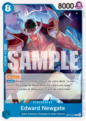 Carte One Piece Edward Newgate OP14-044 C