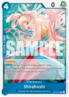 Carte One Piece Shirahoshi OP14-047 R
